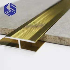 KSL design 45mm gold laminate to ceramic tile aluminum decorative metal flooring transition