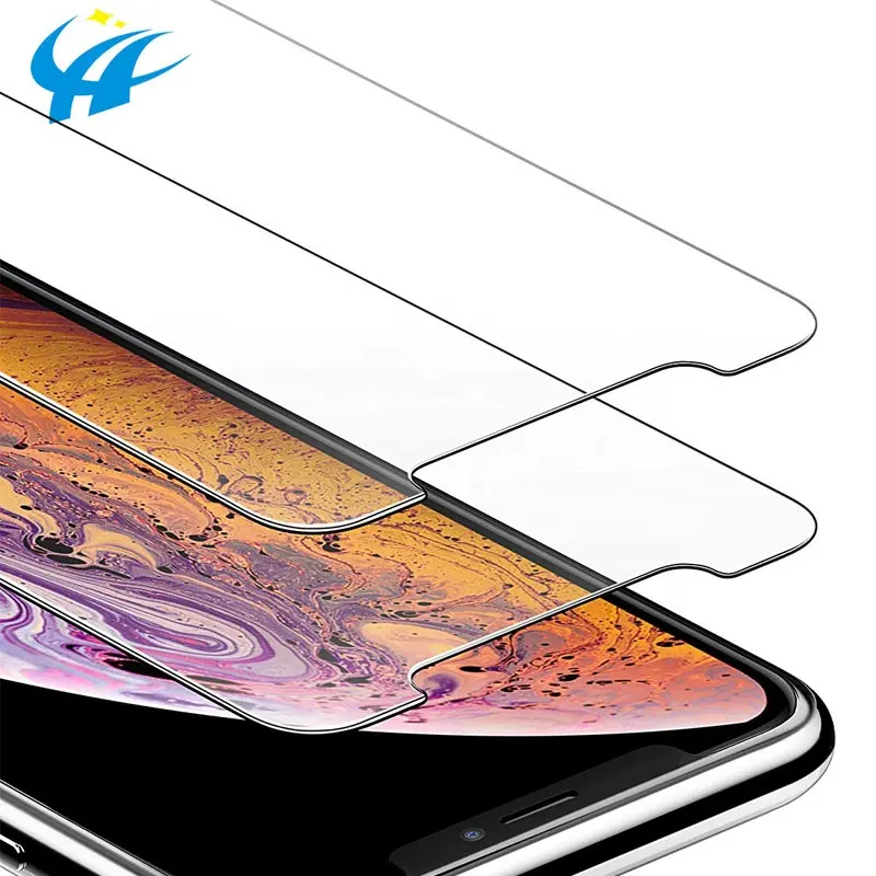 2019 new for iphone x glass factory price 0.33mm 2.5d ultra thin transparency protective film guard for iphone x