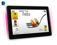 Support mural 15.6 pouces LCD écran tactile POE écran d'alimentation lumière LED système de réservation de salle de réunion tablettes Android