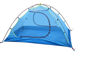 POPULAR portátil y ligero de dos puertas de aluminio poliéster Polo, doble capas senderismo CAMPING tienda de campaña - Product Image 5