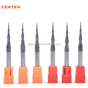 مركز قضيب كربيد مدبب الكرة نهاية مطحنة الأنف ل 3D أداة قطع الخشب موضوع - Product Image 2