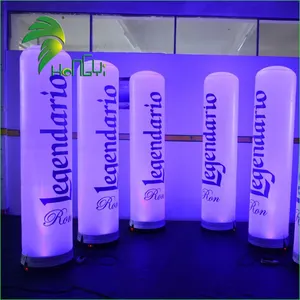 LED Lighting Air Totem, Inflatable LED Column, Advertising Illuminating Inflatable Balloon