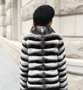 Nhà Máy Bán Buôn Phụ Nữ Sang Trọng Fur Coat Tùy Chỉnh Mùa Đông Phụ Nữ Chính Hãng Fur Coated