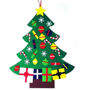Vendita all'ingrosso bastone christma albero-Promo fantastic decorate fai da te feltro albero di natale