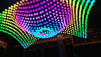 Elevadores DMX para Iluminación de Escenario, Luz Cinética de Bola LED DMX512, Motor DMX Orbisfly