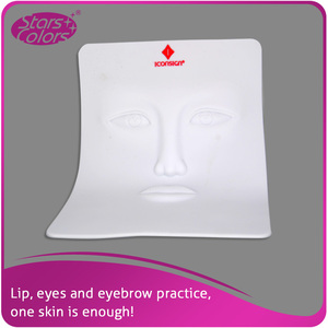 3 <span class=keywords><strong>D</strong></span> con Toda La Cara Tatuaje Práctica Piel/piel La Práctica Del Maquillaje Permanente - Product Image 2
