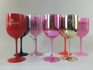 High Quality Chinese Factory PS Reusable Customized <strong>Wine</strong> <strong>Glass</strong> <strong>Plastic</strong> - Product Image 5