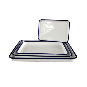 Bandeja <span class=keywords><strong>de</strong></span> Esmalte para Hornear y Servir al por Mayor, Bandeja Rodante <span class=keywords><strong>de</strong></span> Esmalte Personalizada, Bandeja <span class=keywords><strong>de</strong></span> <span class=keywords><strong>Acero</strong></span> Esmaltado - Product Image 1