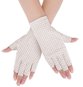 Fashion Womens Sunscreen <strong>Fingerless</strong> Driving <strong>Gloves</strong> UV Protection Breathable Lightweight Cotton Outdoor Sports <strong>Gloves</strong> - Product Image 6