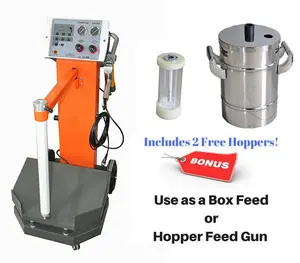 Machine de revêtement de poudre électrostatique, haute qualité, alimentation boîte de pistolet