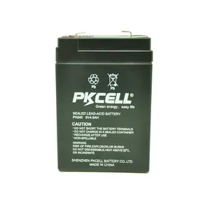 Sealed 6V 4.5Ah rechargeable Lead Acid Battery