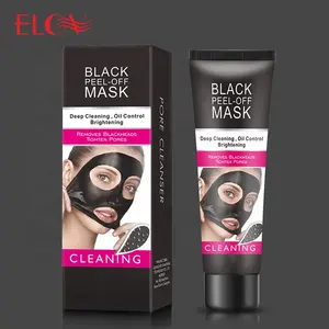 Máscara facial de controle de oleosidade, removedor de cravos oem/mm para limpeza profunda, venda quente, popular, carvão, bambu máscara facial