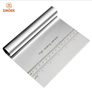 EMOER Spatola Raschiante e Lisciante per Impasto e Torte in Acciaio Inossidabile Eco-Friendly - Product Image 1