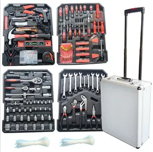 616 In 1 Universal Box Professionelle Auto Combo Schrank mit Hand China Sockel Repare Schlüssel Hand Tool Set