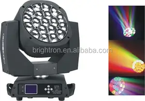 19 * 15w grand oeil de soie 4in1 rgbw faisceau zoom nette tête de tête en mouvement pour dj bar disco