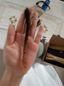 Di alta Qualità Stretto Afro Crespo Dei Capelli Dei Capelli Umani di Estensioni Dreadlocks Fatti A Mano Locs Per Le Persone di Colore - Product Image 5