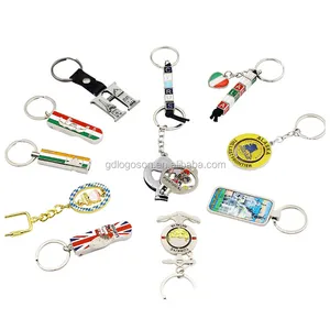 Paesi Souvenir Keychain Collection Logo Personalizzato Diversi Tipi di Portachiavi