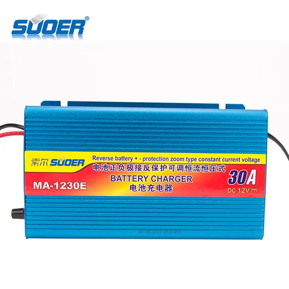 Suoer USB Car Charger 12V 30 Amp Auto Battery Charger