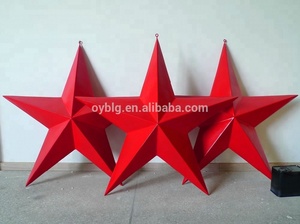 Big Size Fiberglass Decorative Ceiling <strong>Hanging</strong> <strong>Stars</strong> for Christmas Decoration - Product Image 6
