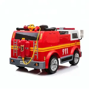 Fabriek Nieuwe Ontwerp LL911 Brandweerwagen Auto Voor Baby Rit Op Elektrische Kids Auto