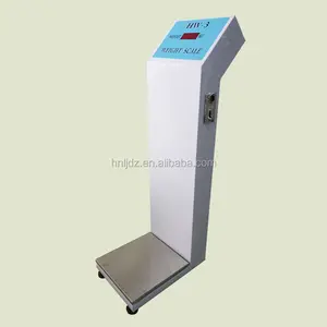 LEKA HW-3 Auto old fashion weighing scales airport and hotel coin luggage scale coin operated baggage weighing machine