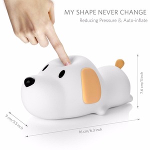 Soft Silicone Baby <strong>Nursery</strong> Lamp USB Rechargeable Brightness Adjustable Timing Function LED Kids Night <strong>Light</strong> - Product Image 2