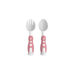 OEM Manufacturer Anti-Choking Training Baby Self Feeding Utensils for  Toddler - China Baby Spoon and Silicone Baby Spoons price