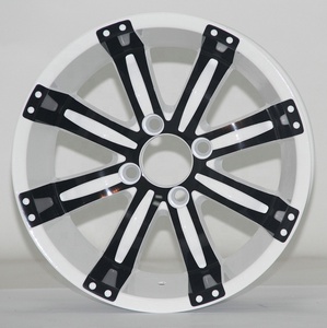 China einzigartige bunte 10 12 14 Zoll blaue Farbe Maschinen räder mit bester Qualität und Preis 12 Zoll Auto Leichtmetall felgen - Product Image 5