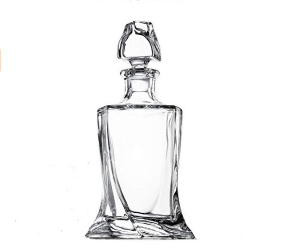 Glass Decanter For Alcohol Bourbon Wine Crystal Whiskey Decanter Glass Bottle