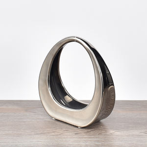 Personalizzato a buon mercato decorazione dell'hotel di ceramica argento ornamentali nordic <span class=keywords><strong>moderno</strong></span> decorazione della <span class=keywords><strong>casa</strong></span> pezzi - Product Image 5