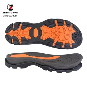 High Quality New Design OEM Color/Logo Lady Men EVA MD TPR Sandal Shoe Sole