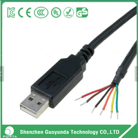 Chip FTDI USB a 5V TTL UART Cable serie extremo de cable 1,8 m Cable FTDI TTL-232RG-VIP-WE TTL/USB