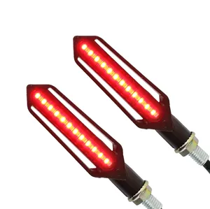 Feux de clignotants avant et arrière pour motos, feux LED de freinage, pour Suzuki, Kawasaki