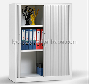 Venta directa de fábrica nuevo desigh media del metal <span class=keywords><strong>puerta</strong></span> de <span class=keywords><strong>persiana</strong></span> <span class=keywords><strong>armario</strong></span> archivador - Product Image 1