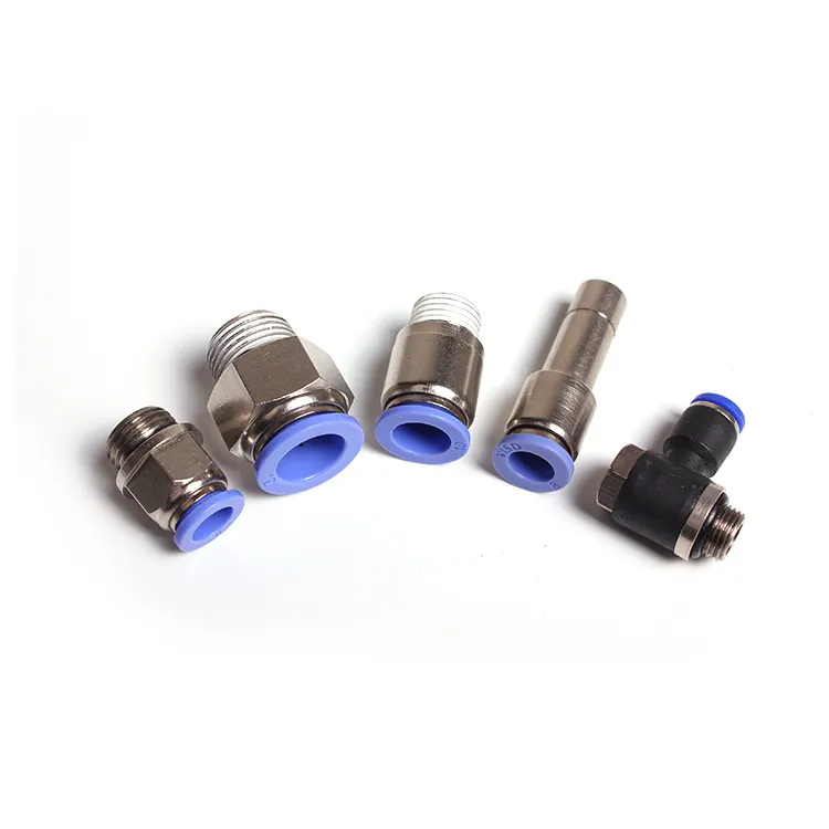 Free Sample High Quality Brass Male Straight Plastic Threaded Fitting