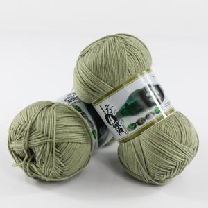 Fio do bebê natural do algodão fio de bambu lã para a tricô