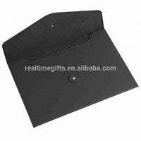 Mode Fournitures De Bureau D'affaires Document Sac A4 PU Cuir Dossier Enveloppe