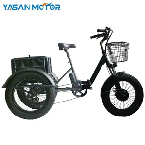 Best 2019 Folding Electric Tricycle with 250W 350W 500W 750W BAFANG Hub Motor 36V 48V three wheel electric bicycle E tricycle