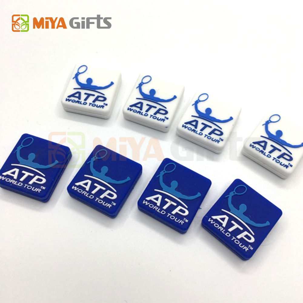 Рекламный дешевый вибрационный амортизатор из ПВХ для теннисных фанатов неправильной формы