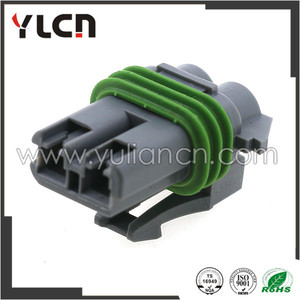 2 <span class=keywords><strong>p</strong></span> agua alambre eléctrico enchufe conector con anillo verde a prueba de agua de plástico - Product Image 4
