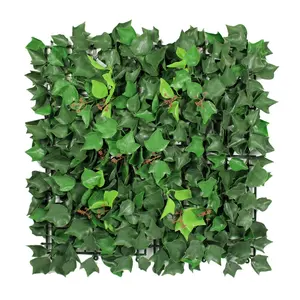 Dekoratif bahçe yeşil faux ivy yaprak gizlilik SGS ile çitler