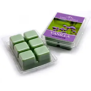 ワックスキャンドルを作る紫の大豆キャンドルは選択のための異なる香りを溶けます