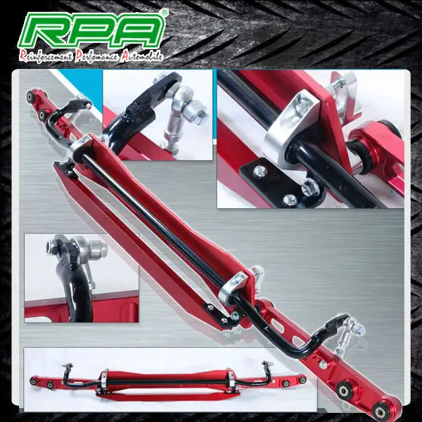 RPA โช๊คบาร์อลูมิเนียมสำหรับ Honda Civic,โช๊คแขนควบคุมล่างบาร์กันโคลงเหมาะสำหรับ Honda Civic EG EK ES