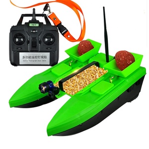 Pêche passe-temps longue distance télécommande trois trémies d'alimentation vitesse rapide plastique 2 coque radiocommandée rc <span class=keywords><strong>bateau</strong></span> appât en vente - Product Image 1