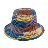 Chapeau de paille de grande taille, fabrication en usine, promotion à bas prix, chapeau de paille classique de style campagnard en raphia de Madagascar