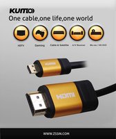 Micro HDMI kabel, Type A zu D 1.4version unterstützung 4K @ 30Hz für kamera DV HDMI