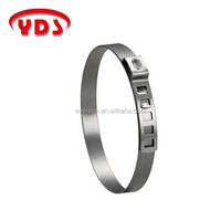 Petite collier de serrage simple en acier inoxydable AISI 304 pour conduite d'eau, connexion facile, compression uniforme, largeur de bande 5-7mm, métrique YDS