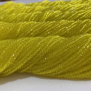 Cuentas Sueltas de Cristal Fantasma Verde Amarillo Claro para Uso Decorativo - Product Image 3