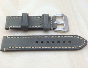 Piñera cadena de reloj pequeño caballo loco artesanal del cuero de <span class=keywords><strong>vaca</strong></span> hombres 20 22 24 26mm cadena de reloj - Product Image 5