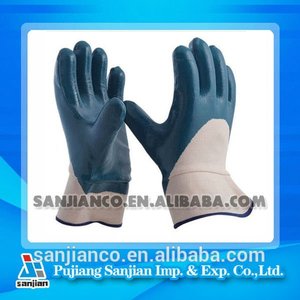Hot sale cheap 2014 <span class=keywords><strong>nitrile</strong></span> glove <span class=keywords><strong>nitrile</strong></span> coated cotton glove/jersey, liner. Wholesale safety gloves work gloves - Product Image 1